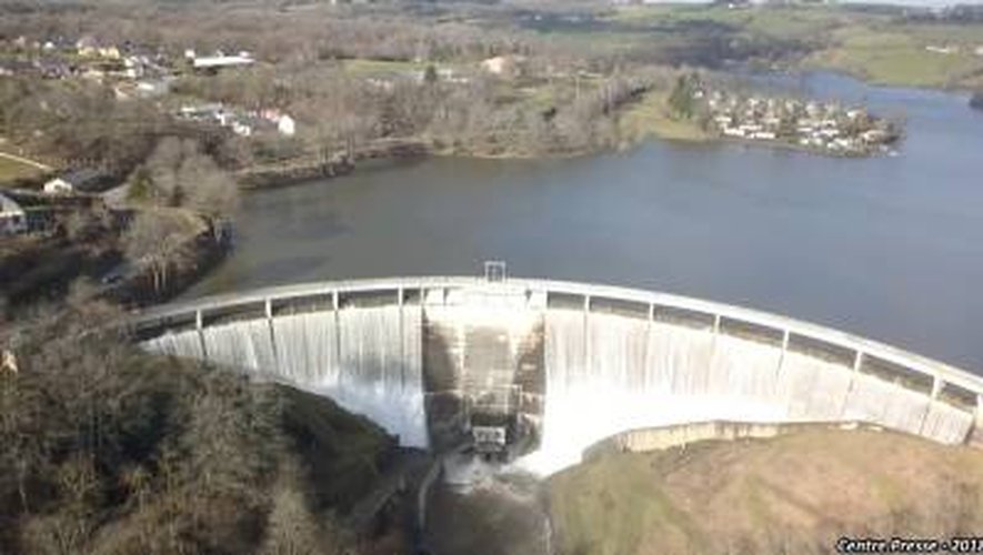 VIDÉO. Le barrage de Pont-de-Salars vu du ciel après la crue