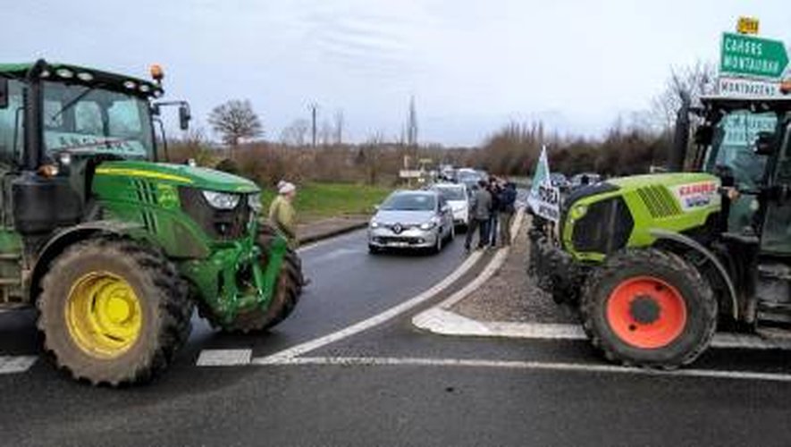 Manifestation des agriculteurs : la situation en direct en Aveyron