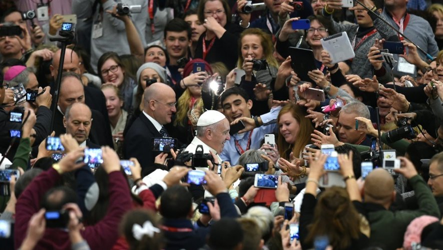 Le pape François lors de l'audience du 31 décembre 2015 au Vatican