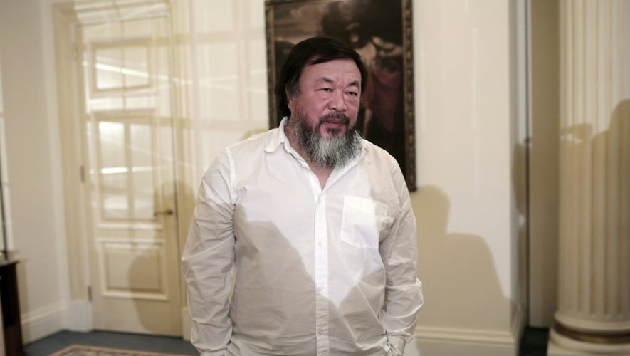 L'artiste chinois Ai Weiwei le 1er janvier 2016 à Athènes