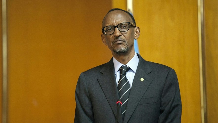 Le président du Rwanda Paul Kagame, à Addis Abeba, le 16 avril 2015