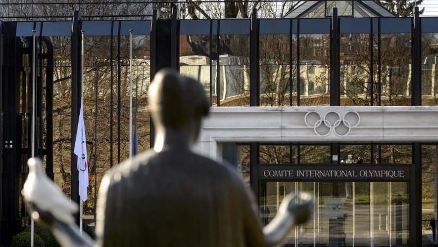 Le siège du Comité international olympique (CIO) à Lausanne, le 5 janvier 2015