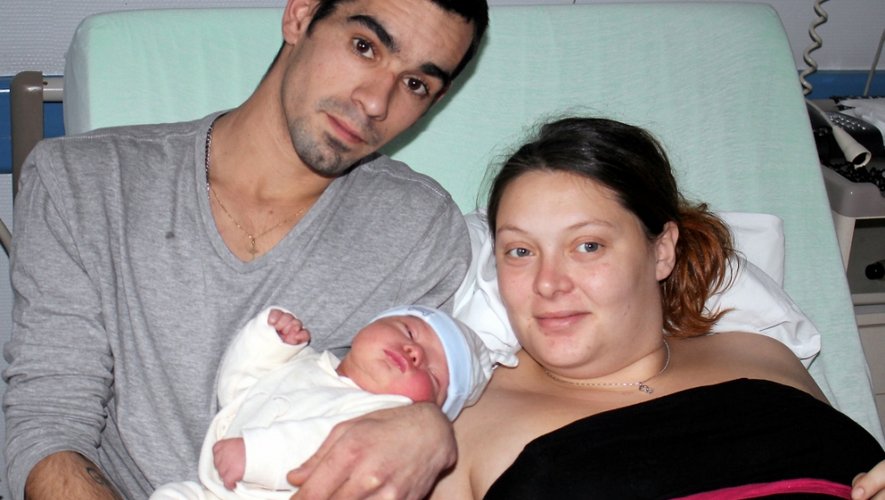 Kenzo est le dernier bébé 2015 à la maternité de Decazeville, né le 31 décembre à 17h50.