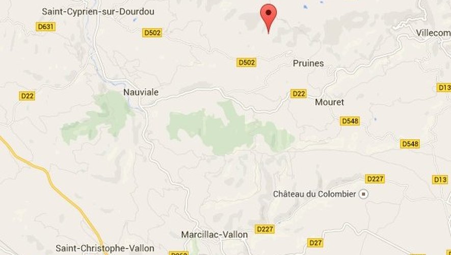 L'accident s'est produit mardi après-midi près de Pruines dans le vallon de Marcillac.