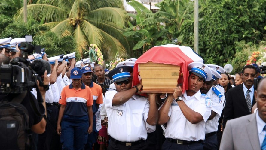 Les obsèques de Clarissa Jean-Philippe le 19 janvier 2015 à Saint-Marie en Martinique