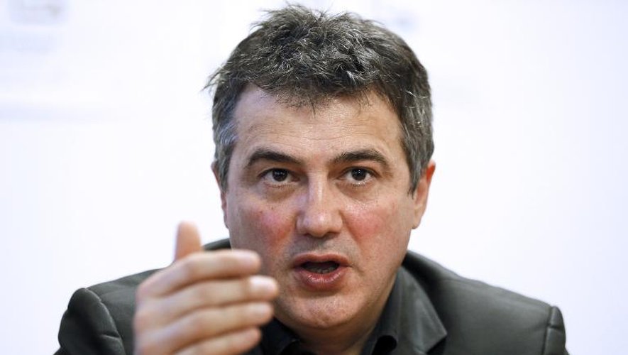 L'urgentiste Patrick Pelloux, chroniqueur pour l'hebdomadaire Charlie Hebdo, le 23 décembre 2014 à Paris