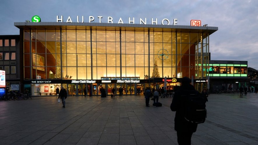 La gare ferroviaire de Cologne, dans l'ouest de l'Allemagne le 7 janvier 2016