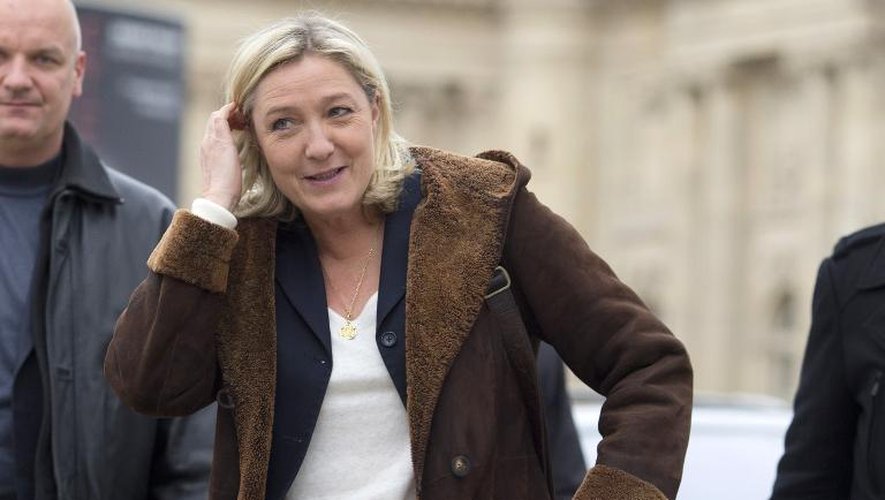 Marine Le Pen le 22 décembre 2014 à Paris