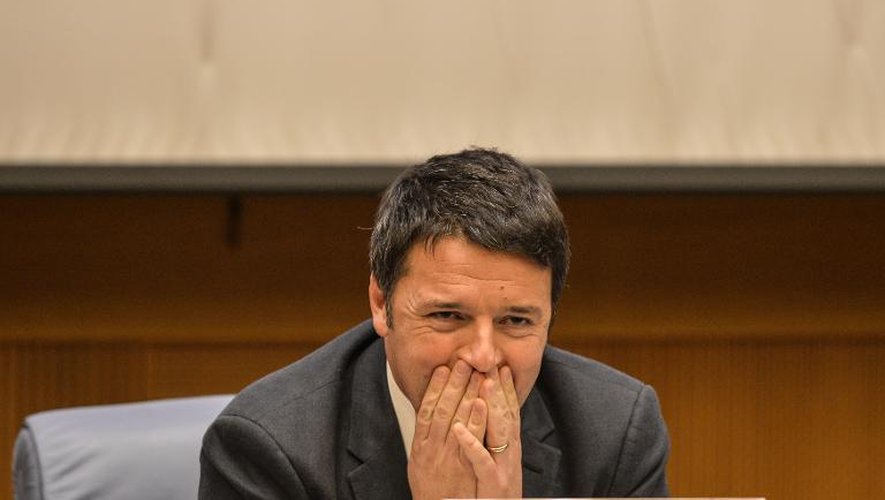 Le chef du gouvernement italien Matteo Renzi à Rome, le 29 décembre 2014