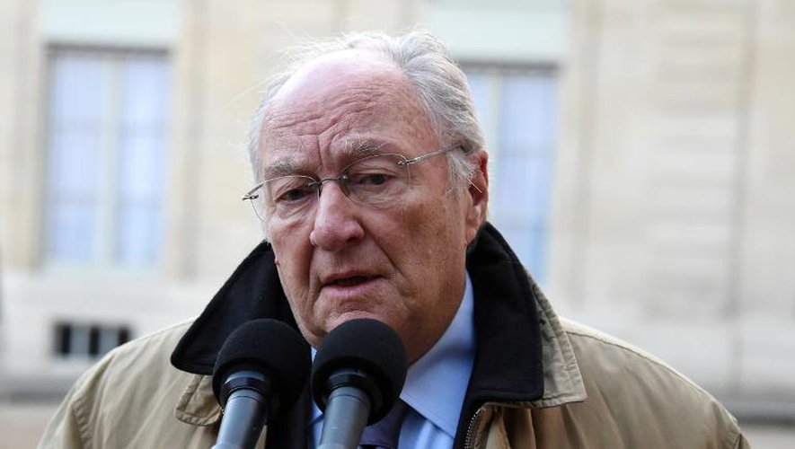 Roger Cukierman, président du Conseil représentatif des institutions juives de France (Crif), à son arrivée le 11 janvier 2015 au palais de l'Elysée à Paris