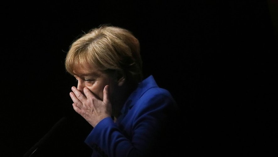 Angela Merkel le 11 janvier 2016 à Mainz