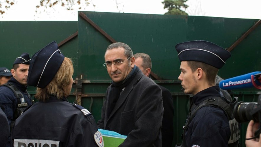 Le préfet de police des Bouches-du-Rhône Laurent Nunez à l'école "La Source" à Marseille, le 11 janvier 2016
