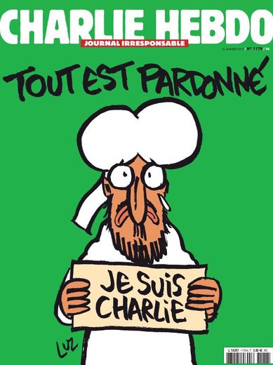 La Une de Charlie Hebdo pour son prochain numéro à paraître mercredi