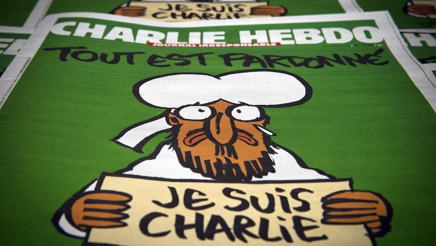 La Une de Charlie Hebdo le 14 janvier 2015