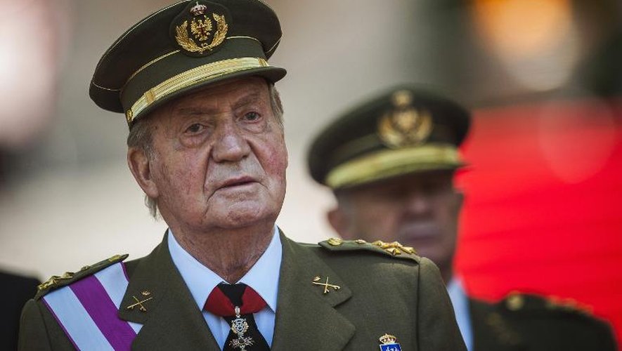 Juan Carlos I à Madrid, le 1er juin 2013