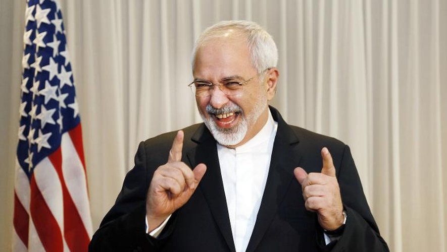 Le chef de la diplomatie iranienne Mohammad Javad Zarif à Genève, le 14 janvier 2015