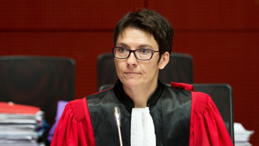 Karine Pontchateau, présidente de la cour d'assises de Loire-Atlantique, au procès de l'affaire Barbot à Nantes, le 14 janvier 2015