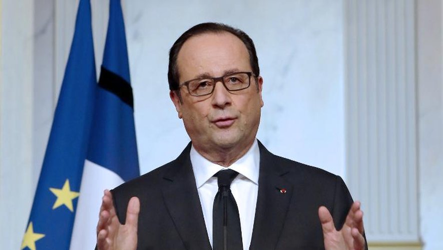 François Hollande, le 9 janvier 2015