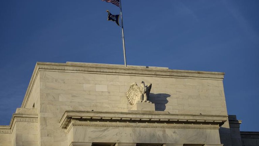 Vue de la Fed, le 13 janvier 2015 à Washington