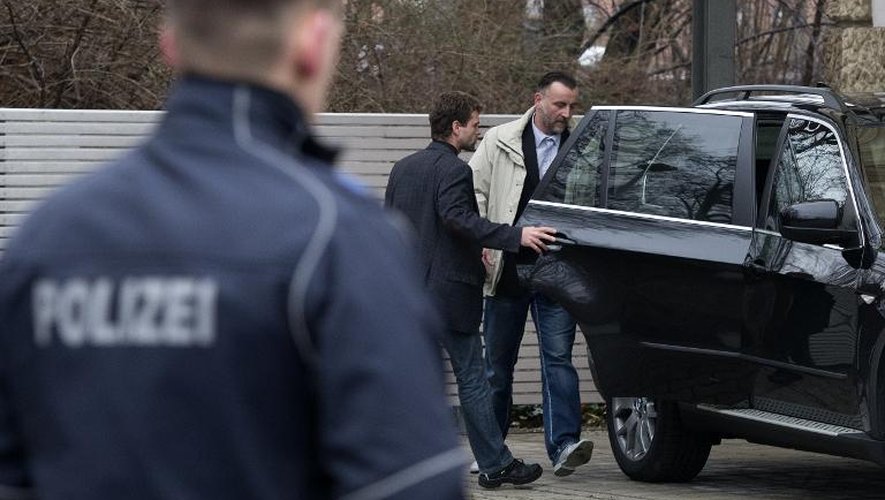 Le leader du mouvement anti-islam allemand Pegida, Lutz Bachmann, le 19 janvier 2015 à Dresdes