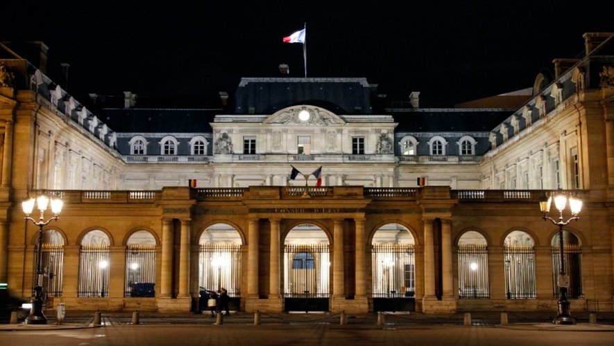 Le Conseil d'Etat, place du Palais Royal, le 6 février 2014, à Paris