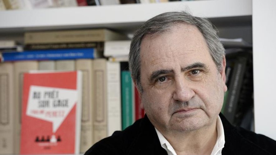 L'historien Pierre Rosanvallon le 28 janvier 2015 à Paris