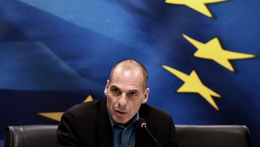Le ministre grec des Finances Yanis Varoufakis à athènes le 30 janvier 2015