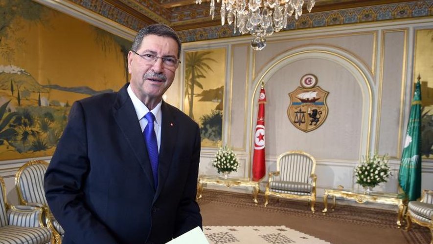 Le nouveau Premier ministre tunisien Habib Essid, le 2 février 2015 à Tunis