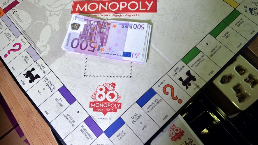 De vrais billets dans les boîtes de Monopoly, ce sera dans 80 boîtes seulement.