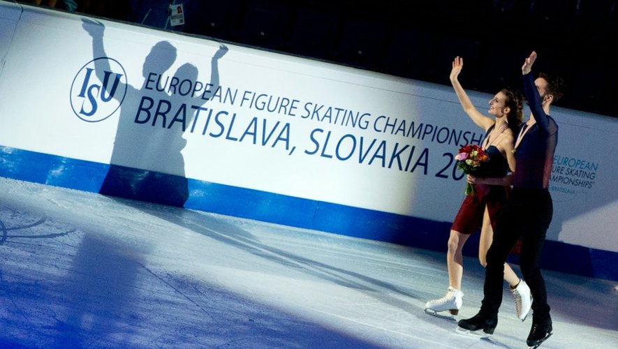 Les patineurs Gabriella Papadakis et Guillaume Cizeron, sacrés champions d'Europe à Bratislava