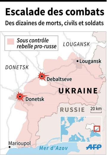 Combats meurtriers en Ukraine