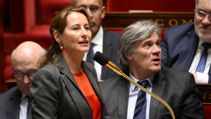 La ministre française de l'environnement Ségolène Royal à l'Assemblée à Paris le 3 février 2015