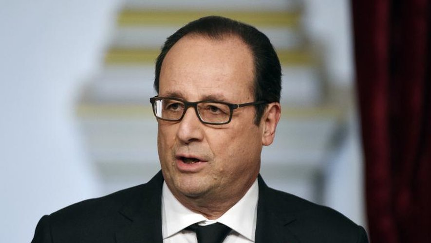 François Hollande le 4 février 2015 à l'Elysée