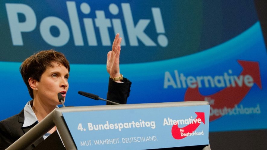 La présidente du parti populiste allemand Alternative für Deutschland (AfD), Frauke Petry à , le 28 novembre 2015