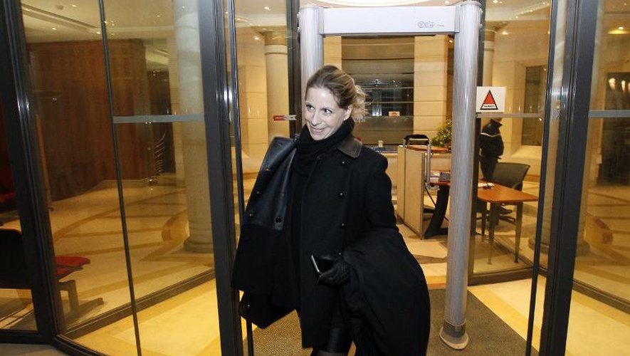 Anne-Laure Compoint, l'avocate de Bernard Petit, le patron de la PJ, le 5 février 2015 à Paris