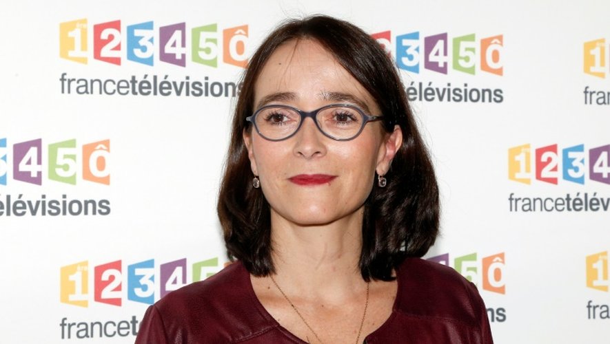 La directrice de France Télévisions Delphine Ernotte, assistant à la 29ème édition du Téléthon, le 4 novembre 2015