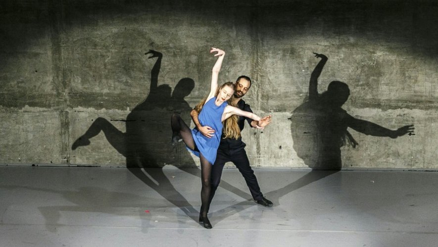 La danseuse Janie Taylor et Benjamin Millepied à Los Angeles, le 12 décembre 2015