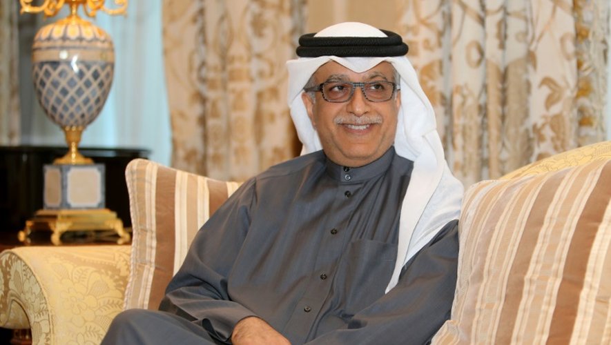 Sheikh Salman Bin Ebrahim Al-Khalifa, président de la Confédération asiatique de foot et candidat à la présidence de la Fifa, le 31 janvier 2016 à Doha