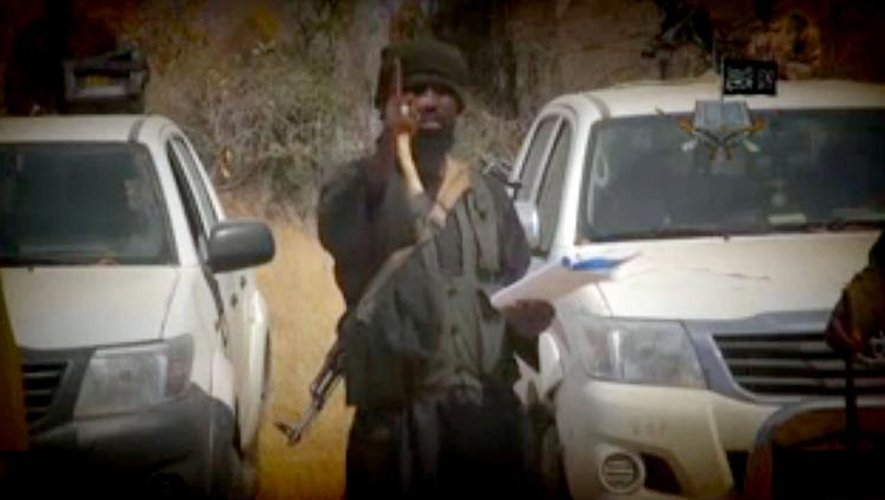Capture d'écran d'une vidéo de Boko Haram montrant son chef Abubakar Shekau et diffusée le 9 février 2015