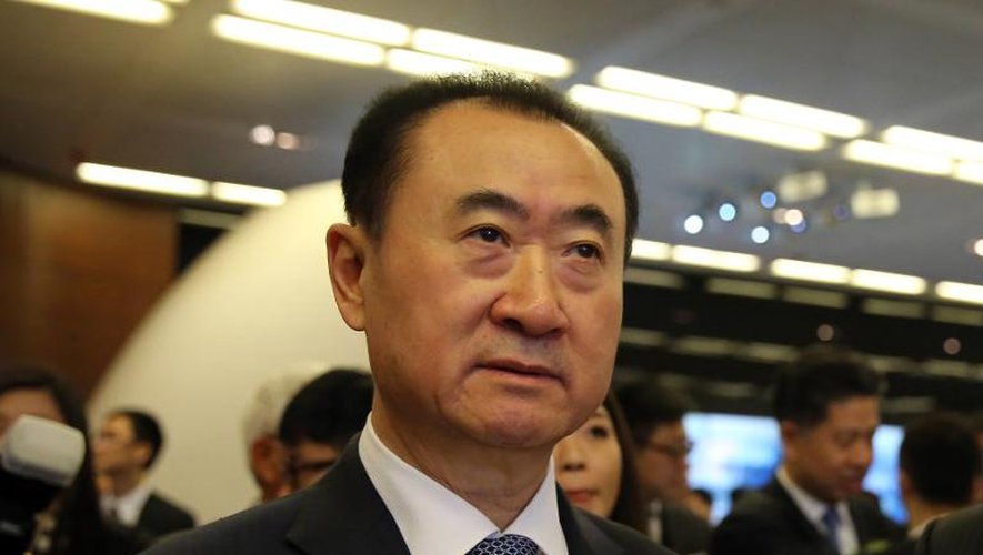 Wang Jianlin (c), Pdg de Wanda, le 23 décembre 2014