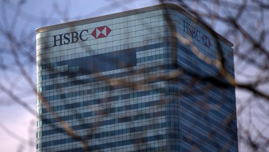 Le siège de la banque suisse HSBC à Londres, le 4 mars 2013