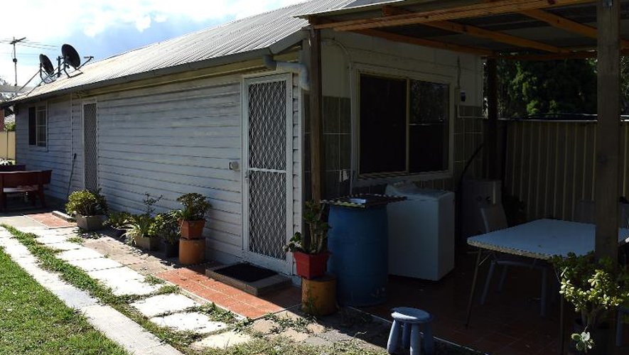 La maison où deux hommes, Omar Al-Kutobi et Mohamed Kiad, 25 ans, ont été appréhendés par la police, le 11 février 2015 à Fairfield, dans la banlieue de Sydney
