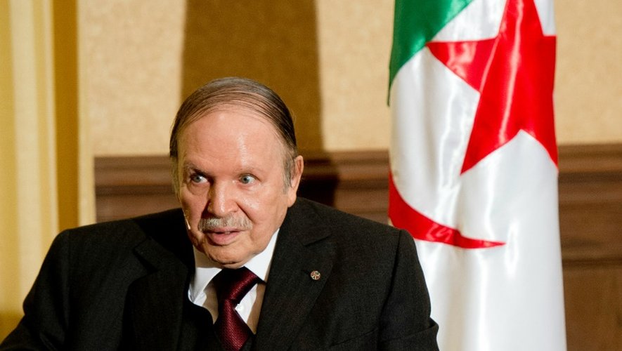 Le président algérien Abdelaziz Bouteflika, le 15 juin 2015 à Alger