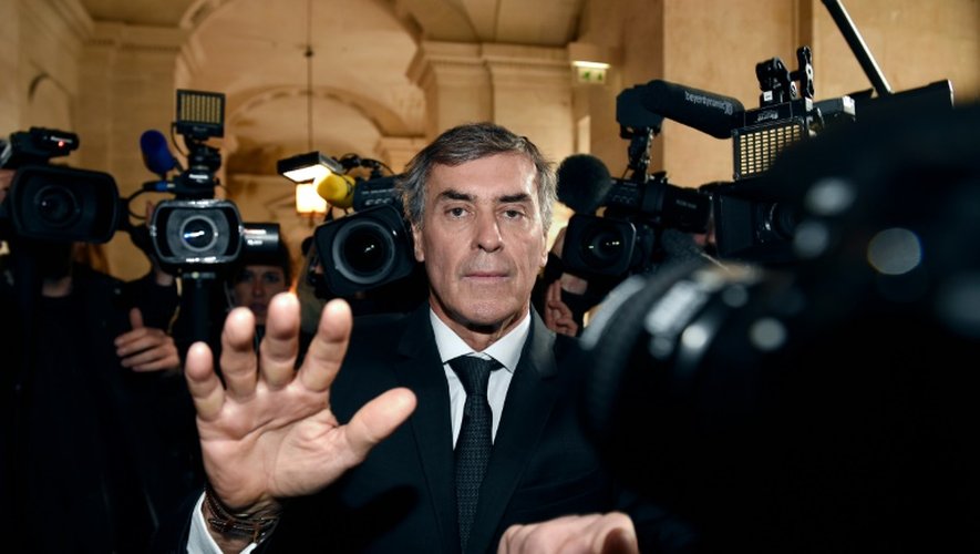 Jérôme Cahuzac à son arrivée le 8 février 2016 au palais de justice de Paris
