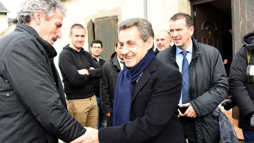 En Aveyron, Nicolas Sarkozy à la rencontre du monde rural
