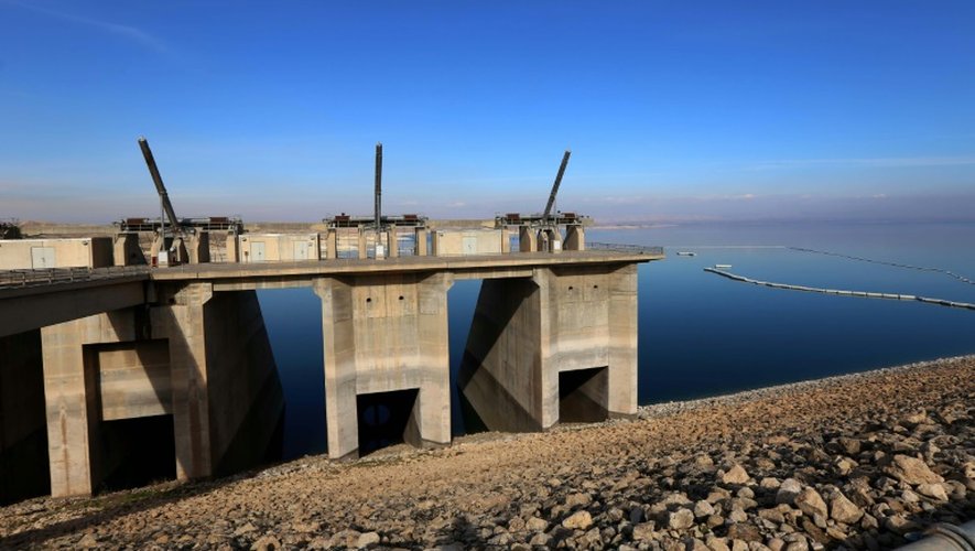 Le barrage de Mossoul, le 1er février 2016