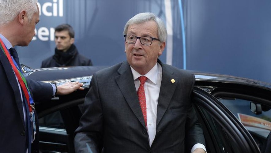Le président de la Commission européenne, Jean-Claude Juncker à Bruxelles, le 12 février 2015