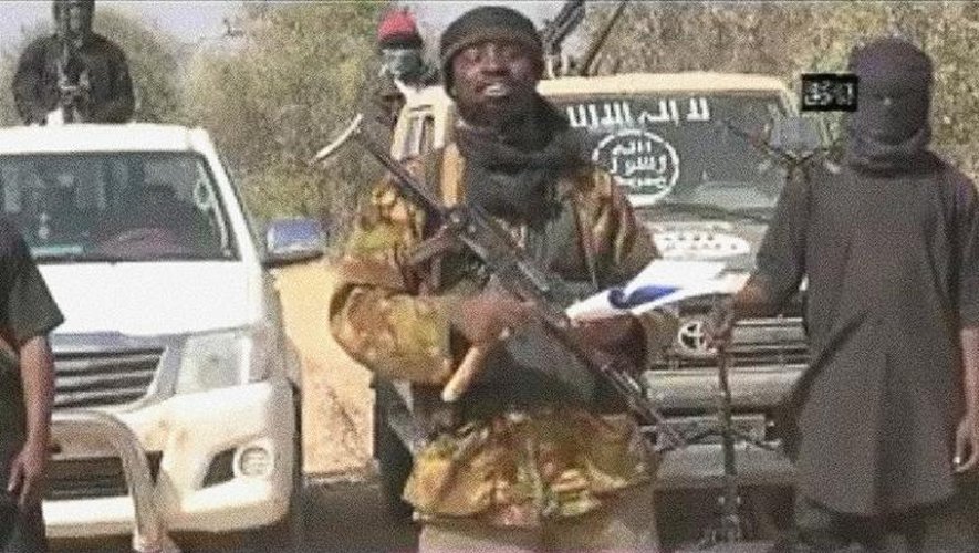 Capture d'écran d'une vidéo diffusée par Boko Haram le 20 janvier 2015, montrant le leader du groupe islamiste Abubakar Shekau