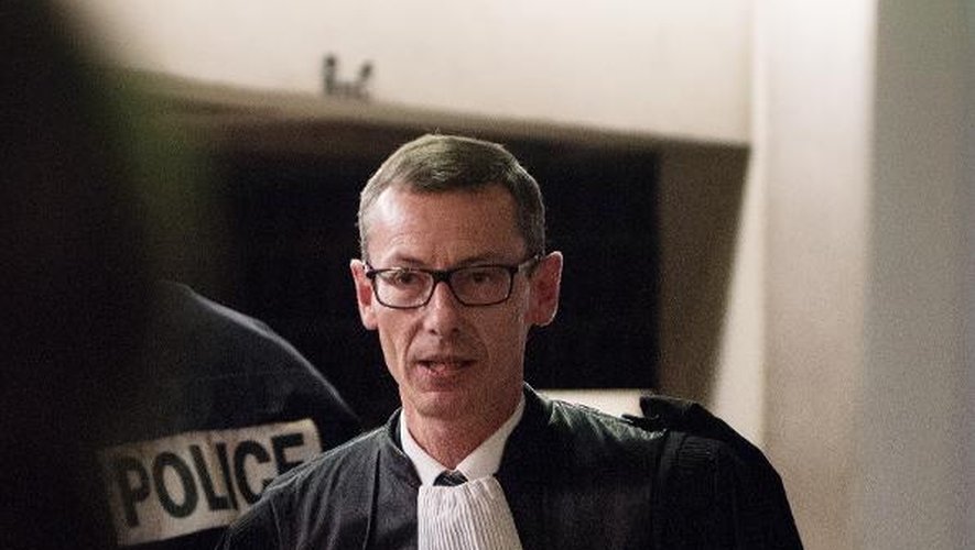 Le procureur de Lille Frédéric Fèvre arrive au tribunal le 18 février 2015 à Lille