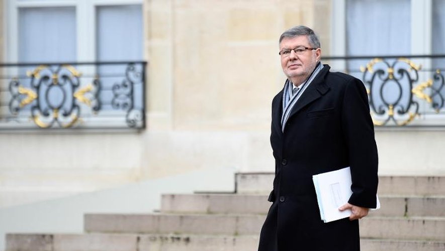 Le secrétaire d'Etat aux Transports Alain Vidalies à l'Elysée le 10 décembre 2014